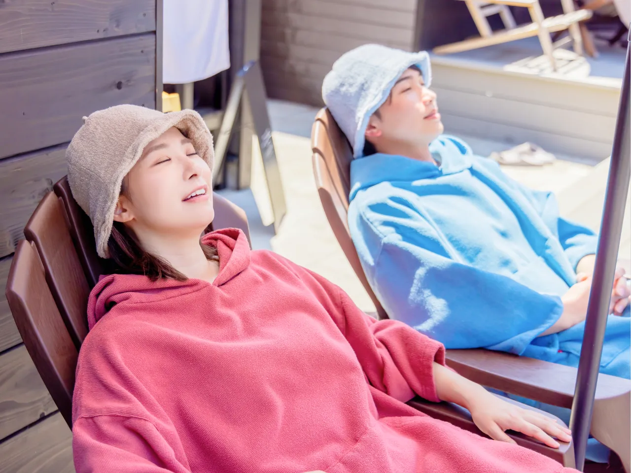 360度の大自然に包まれる、ルーフトップ外気浴